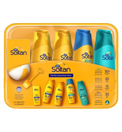 Suncare pack for families